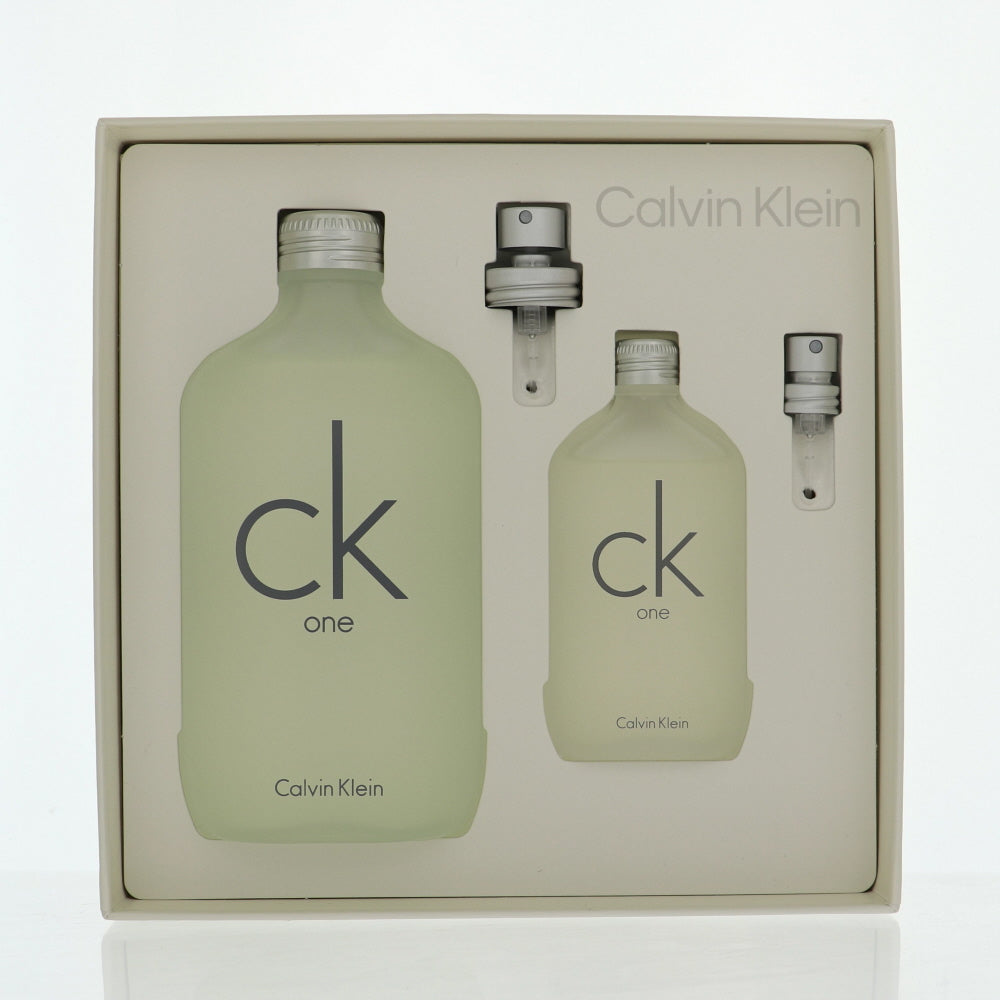 Ck One Fragrance By Calvin Klein 2 Piece Gift Set - 6.7 Oz Eau De Toilette Spray, 1.6 Oz Eau De Toilette Spray For Unisex In Gift Set